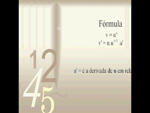 DERIVADA DE POTENCIA DE UMA FUNÇAO