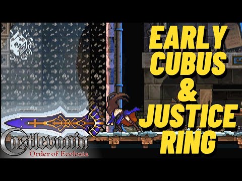 How to get Cubus and Justice Ring early in Castlevania Order of Ecclesia