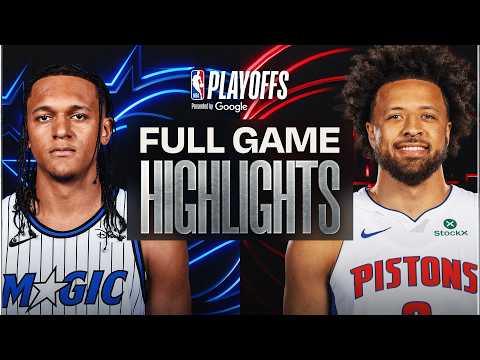 #8 MAGIC at #1 PISTONS | FULL GAME 1 HIGHLIGHTS | April 22, 2026