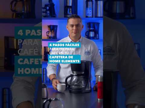 It's that easy to make coffee in our HomeElements coffee makers.