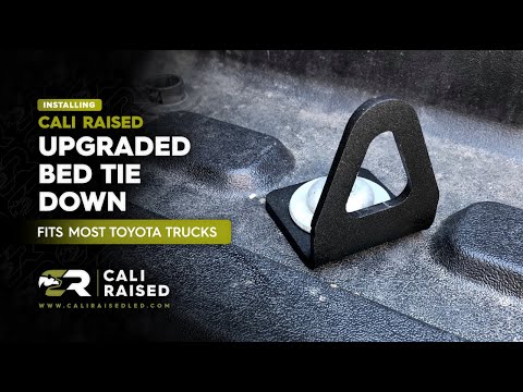 Toyota Tacoma/Tundra Upgraded Bed Tie Down Installation