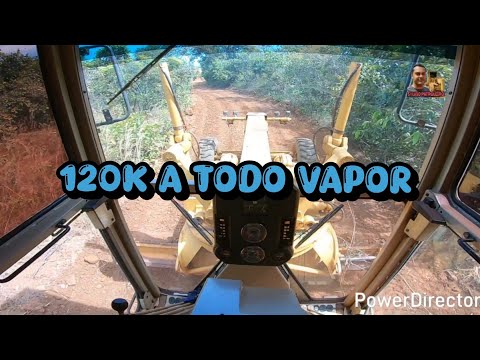 120K A TODO VAPOR / Motoniveladora caterpillar grader niveleuse patrola operador Patroleiro 