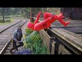 NPC Euphoria Physics RED DEAD REDEMPTION 2 NPC Wars 104