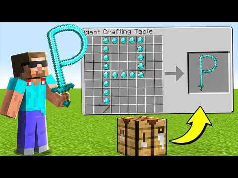 Minecraft, But Crafts are GIANT!