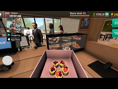 Coffee Shop Simulator 3D Cafe Gameplay (Android, IOS) - YouTube