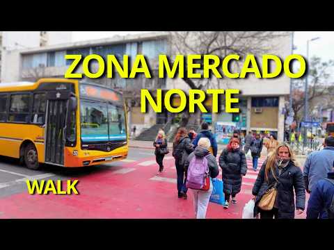 Caminata por Zona del Mercado Norte | Walking Tour en 4K