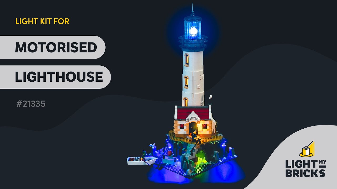 Light My Bricks Lumières-LED pour LEGO® Le phare motorisé 21335