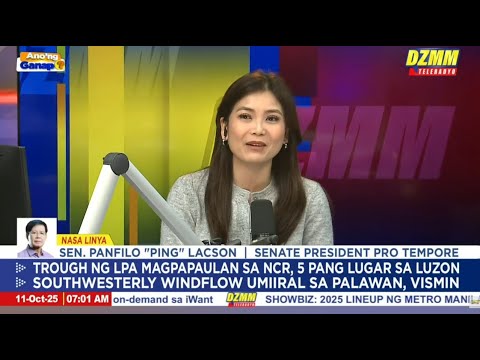 Sen. PING LACSON on Retribution+Restitution in Anomalous Flood Control Projects: Interview on DZMM