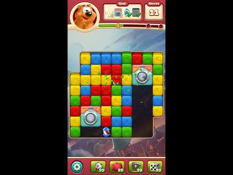 Toon Blast Level 7193 - NO BOOSTERS 🐻🐺🐱 | SKILLGAMING ✔️