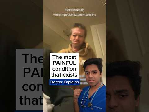 Most PAINFUL Condition Ever?! Doctor Explains Cluster Headaches 🧠⚡ [short]
