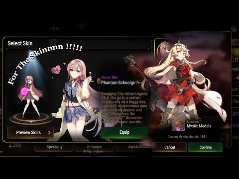 [Mobile] Bang Kai In Epic Seven - Gacha Tenebria Because Skin & Trying 1934 MS For Charlotte