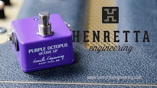 Video thumbnail for Henretta Engineering: Purple Octopus Octave Up (with Pinkman Dirty Boost) by Brett Kingman