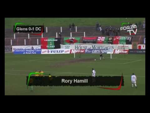 Glentoran vs Donegal Celtic irish Cup 07/08