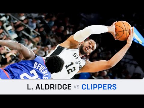 L. Aldridge's Highlights: 17 PTS, 8 REB, 7 AST, 4 BLK, 1 STL vs Clippers (29.11.2019)