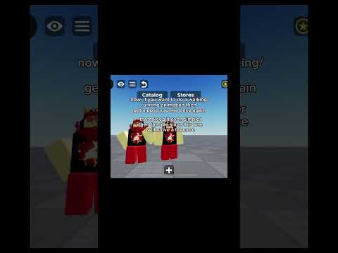 how to make custom idle/walking animations on catalog avatar creator! || #oc #roblox #copyrightfree