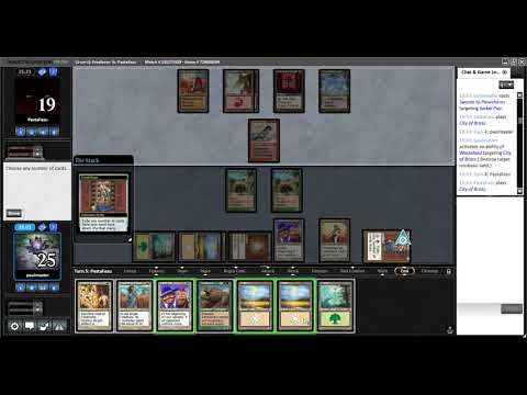 Premodern MTGO IV  - Round 2 (Terrageddon vs Burn)