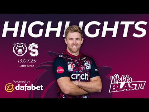 Steelbacks Record Highest T20 Score | Bears vs Steelbacks | Vitality Blast Highlights