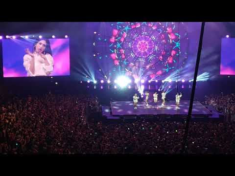 180915 Somi (소미) - Rollercoaster + Gashina Special Stage Music Bank Berlin Fancam