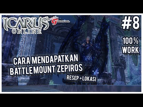 ICARUS ONLINE GEMSCOOL INDONESIA - CARA MENDAPATKAN / TAMING BATTLE MOUNT ZEPIROS