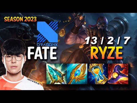 DRX Fate RYZE vs LISSANDRA Mid - KR Ranked
