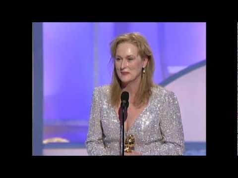 Meryl Streep Wins Best Supporting Actress Motion Picture - Golden Globes 2003