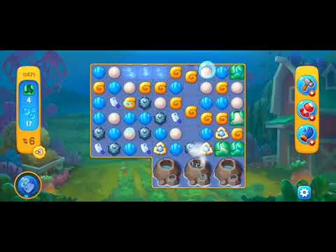 Fishdom Easy Level 11471 (with full seashell) @choraelmin