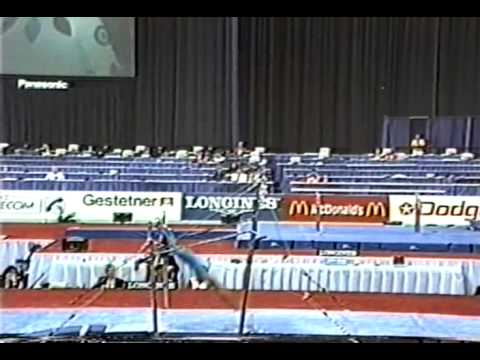 9th Team PRK Li Chun Mi UB - 1991 World Gymnastics Championships 9.725