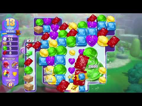 Wonka's World of Candy Level 93 no booster [Gameplay Walkthrough] [Zynga]