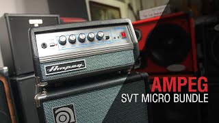 Video thumbnail for The Showroom - Ampeg SVT Micro Head Bundle by Public Peace