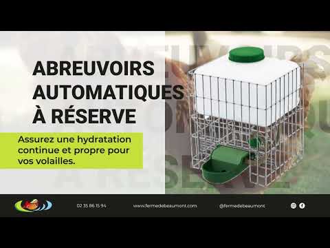 Abreuvoir Poule Galvanisé Gris Avec Anse Gaun 8L - Animal Valley