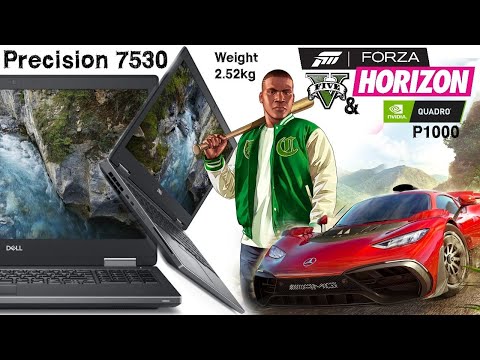 Dell Precision 7530 Workstation Full Review & Tested on Forza Horizon 5 & GTA V