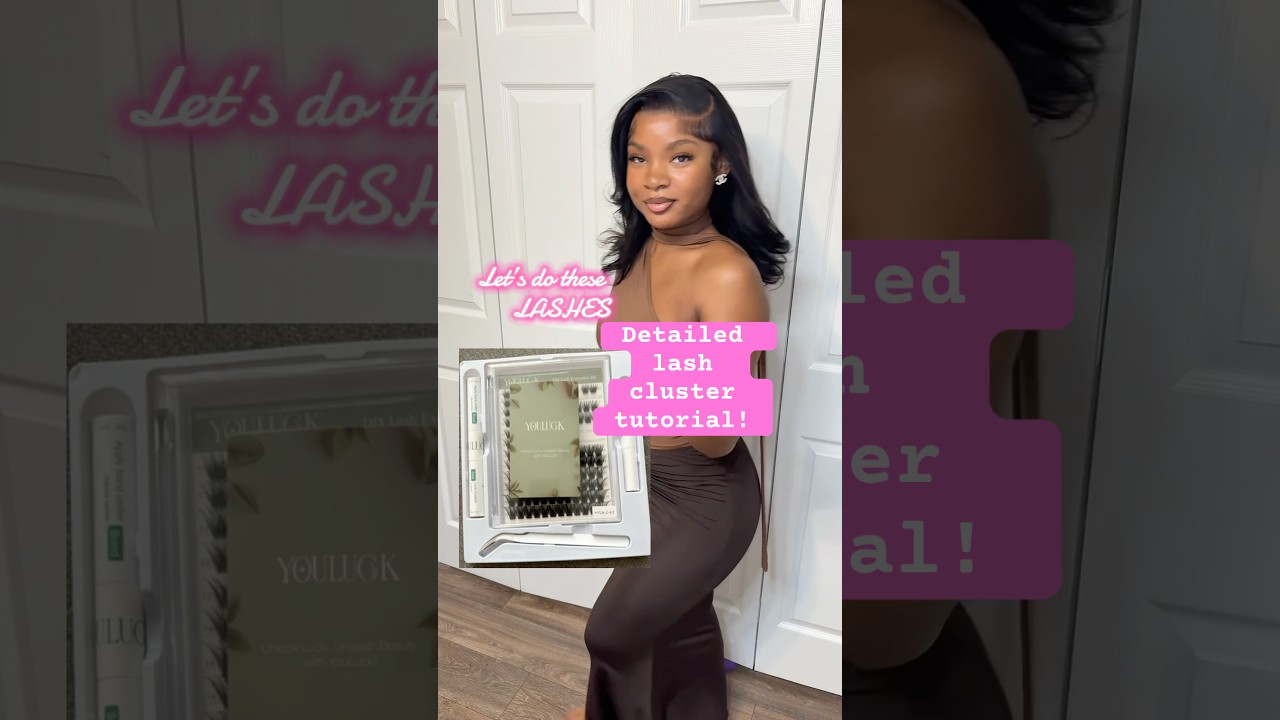 Beginner friendly & detailed lash cluster tutorial💗 #lashclusters #lashclustertutorial