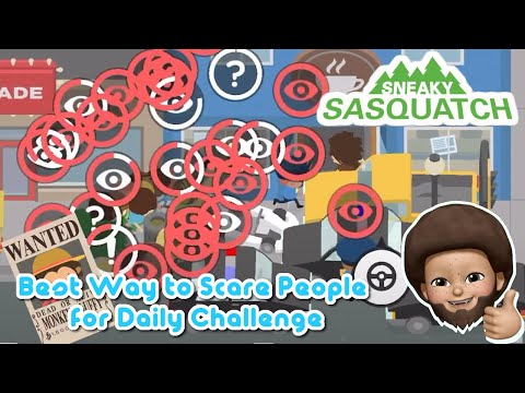 Sneaky Sasquatch Info - Best Way to scare people | How does Dinsun do in Daily Challenge