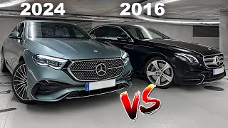 NEW vs. OLD Mercedes E-Class! SO Much CHANGED! W214 W213 Interior Exterior Comparison Walkaround 4k