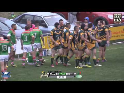 2014 Real NRL Round 17 1st Grade Highlights - Macquarie v Wests