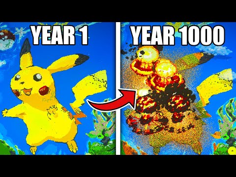 I Used GOD POWERS To Create Then Destroy A Pikachu Planet!