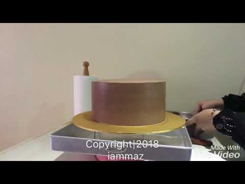 Cara curah chocolate ganache🍫🍰iammaz_