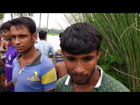 বন্যার কারণে রাস্তা ভাঙ্গন