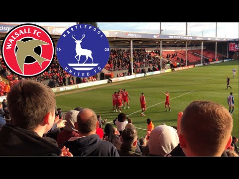 WALSALL VS HARTLEPOOL UNITED *VLOG*! 3 GOALS, 3 POINTS AND FLYNN’S FIRST WIN AT THE BESCOT!