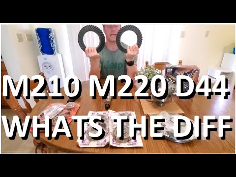 JK vs JL Advantek Dana Axles M220 M210 Ring and Pinion ( Gladiator Wrangler Axle Tech )