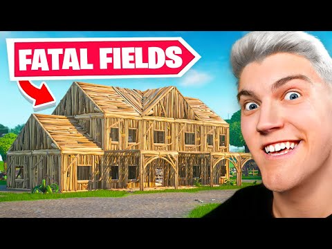 I rebuilt the house from Fatal Fields in Fortnite.