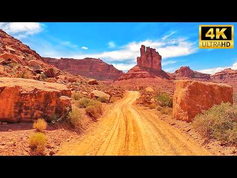 Valley of the Gods, Utah Complete Scenic Drive – 4K Driving Adventure