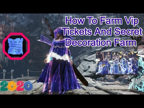 How To Farm Vip Tickets and Secret Decoration Farm Guide