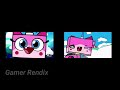 Unikitty Intro Theme Song Comparison