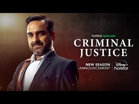 Hotstar Specials: Criminal Justice | New Season Announcement | Pankaj Tripathi