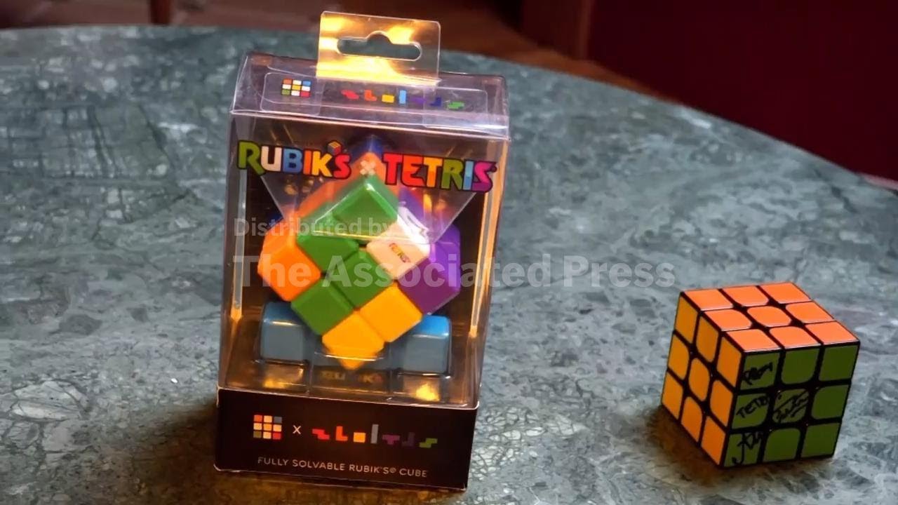 The Rubik's Cube gets a Tetris make over as two of the world's most popular game franchises join tea - YouTube