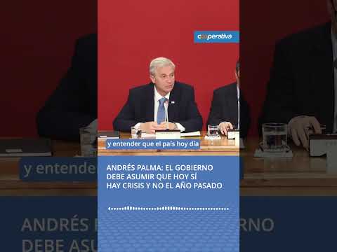 Andrés Palma: El Gobierno debe asumir que hoy sí hay crisis y no el año pasado