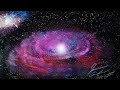 Spiral Galaxy SPRAY PAINT ART TUTORIAL