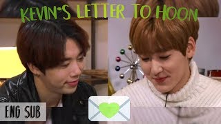 Kevin's letter to Hoon 💌 (ENG SUB)