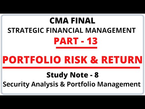 SFM | Strategic Financial Management | CMA Final | CMA Junction